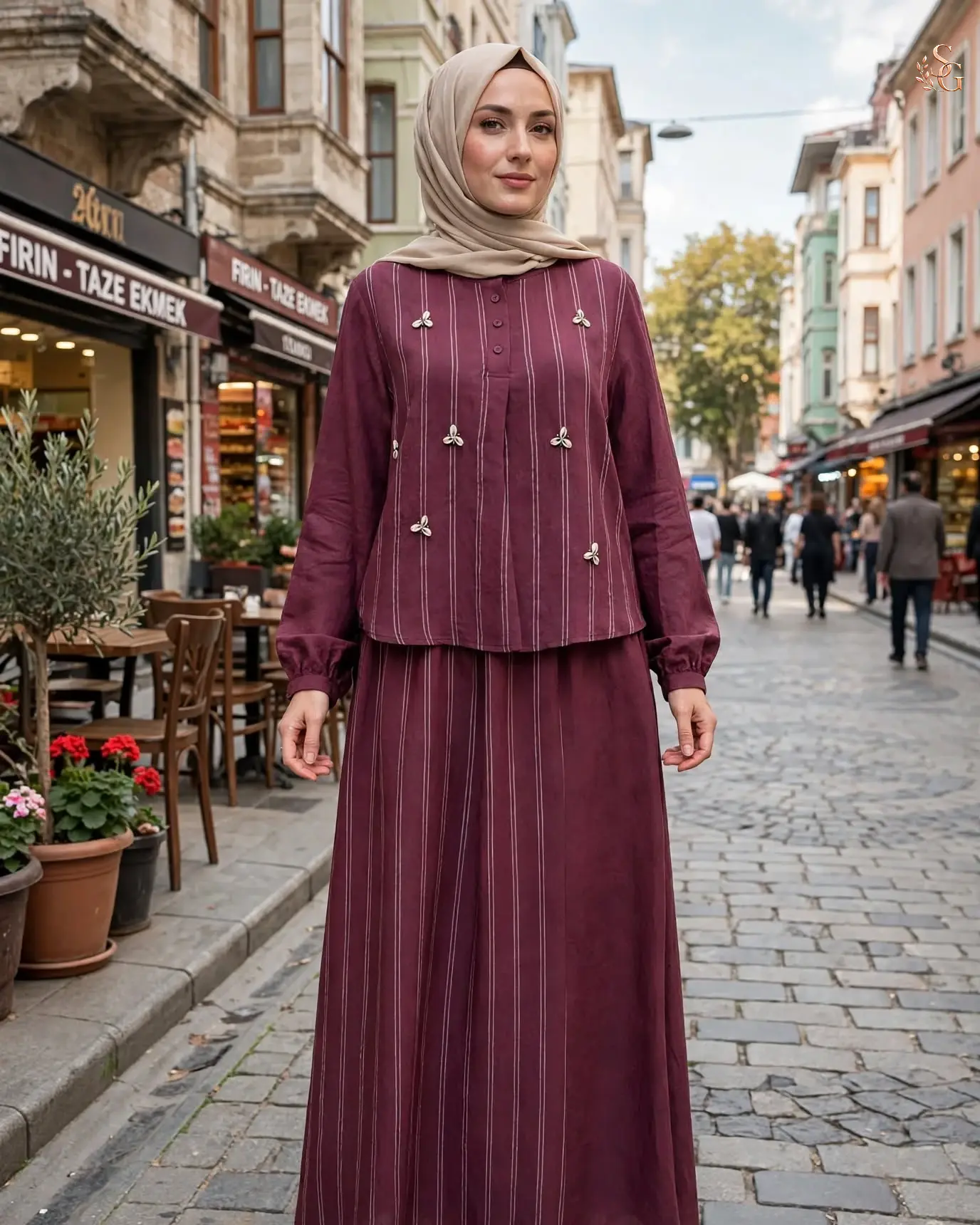 Miranda Etekli Takım Bordo