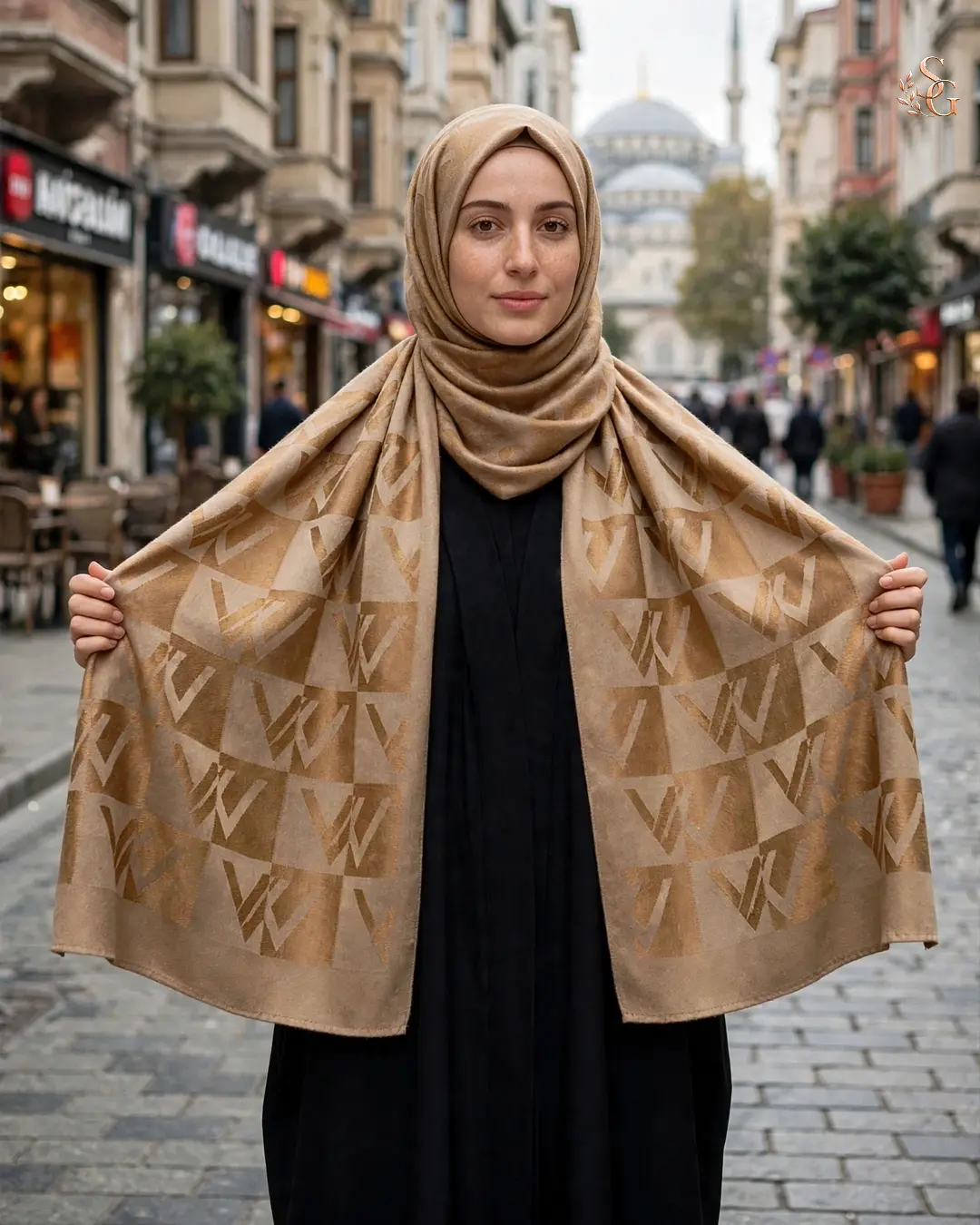 Wennora Paris Collection Haki Şal