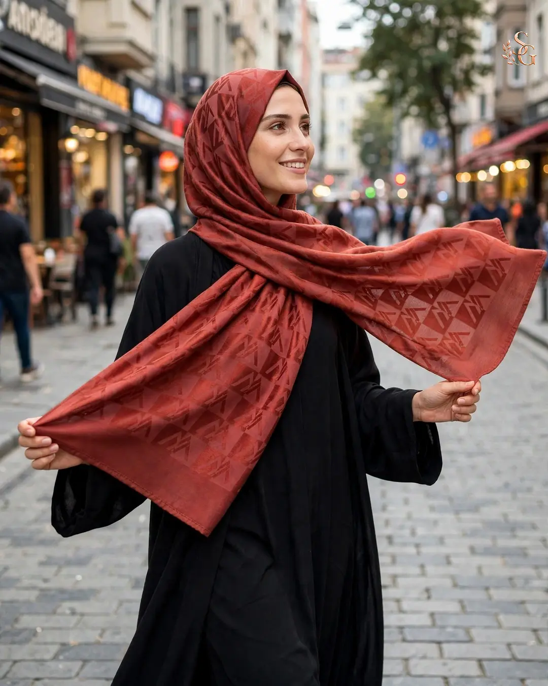 Wennora Paris Collection Kiremit Şal