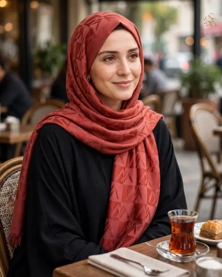 Wennora Paris Collection Kiremit Şal