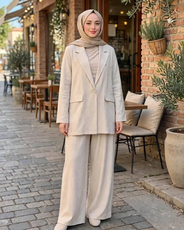 26Y835 Cebi Taş İşlemeli Kraşlı Dubai Ceketli Takım Taş