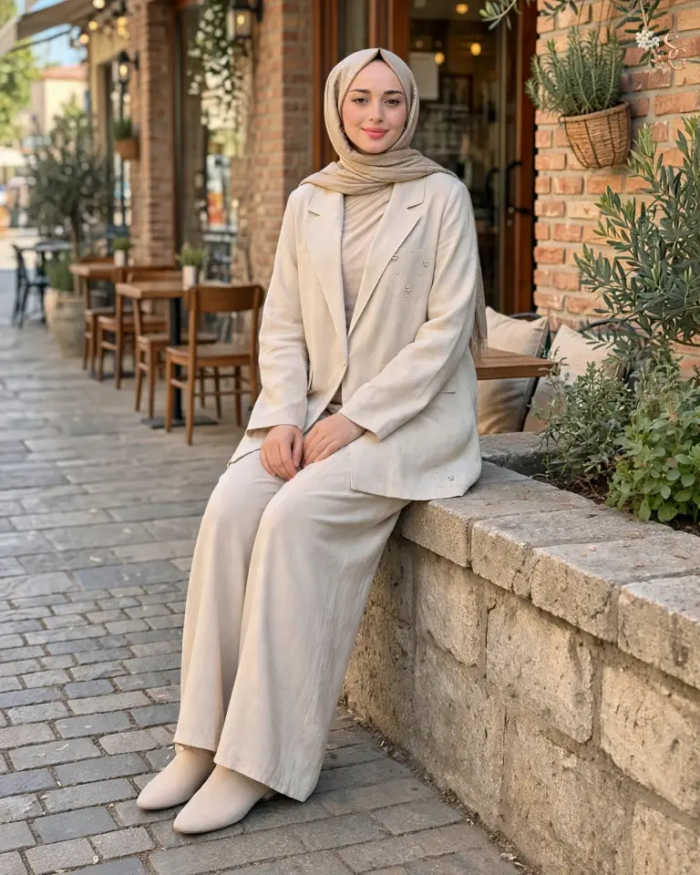26Y835 Cebi Taş İşlemeli Kraşlı Dubai Ceketli Takım Taş