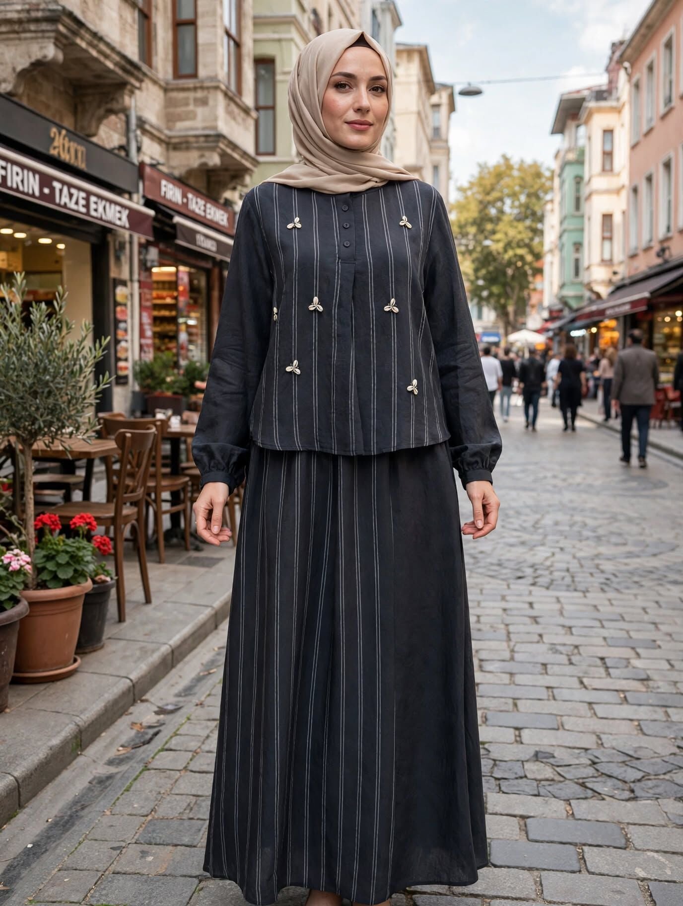 Miranda Etekli Takım Siyah